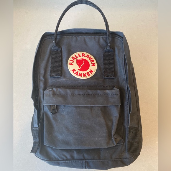 Fjallraven Handbags - Fjallraven Kanken Mini Backpack Bag Black EUC Outdoor Hiking